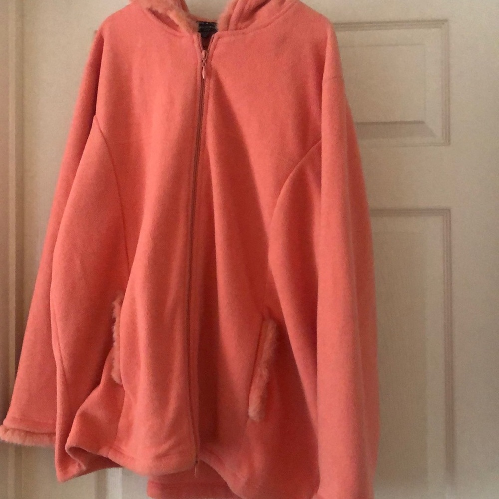 Fleece Jacket peach - Picture 2 of 2